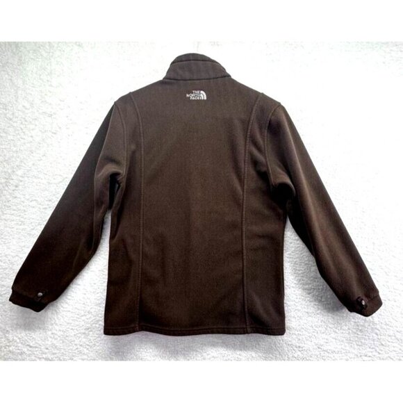 The North Face Girls Fleece Jacket Size Large Chocolate Brown Full Zip Pockets - Picture 5 of 11
